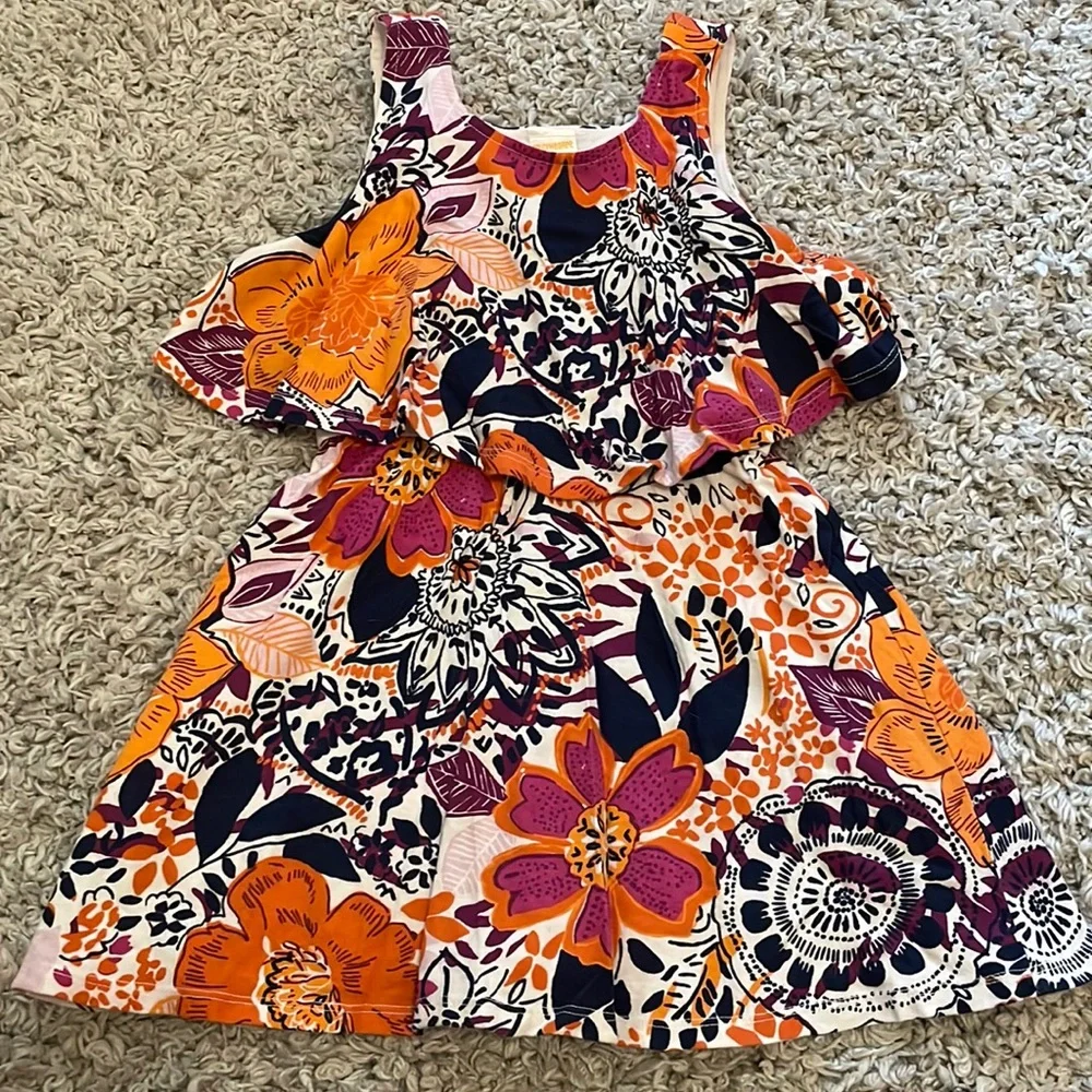 2017 Gymboree “Spice Market” Floral Sundress, Size 4T